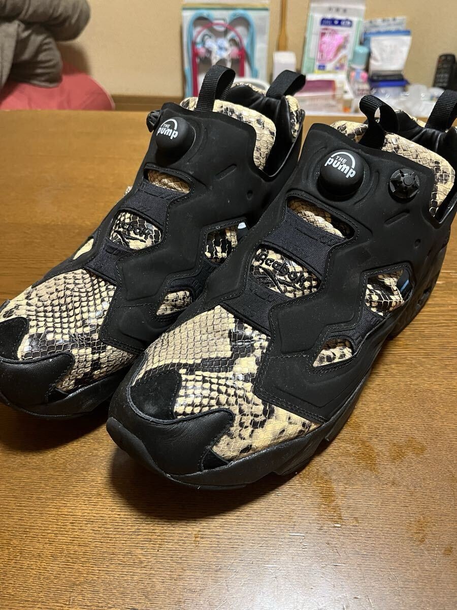 リーボック FURY ポンプフューリー INSTAPUMP スニーカー蛇柄　貴重超美品30センチ入手困難激レア！！