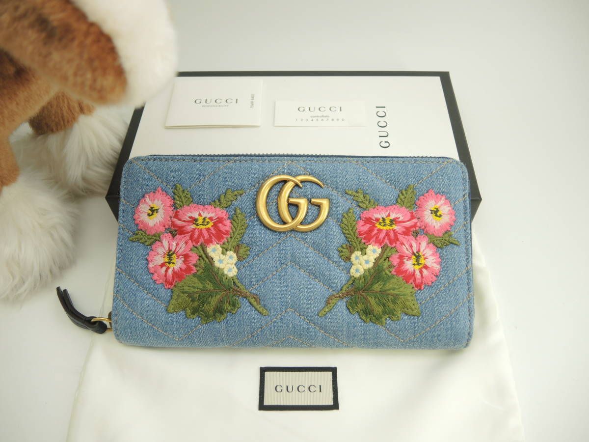 楽天市場】【財布】GUCCI グッチ GGマーモント 2つ折財布 カード