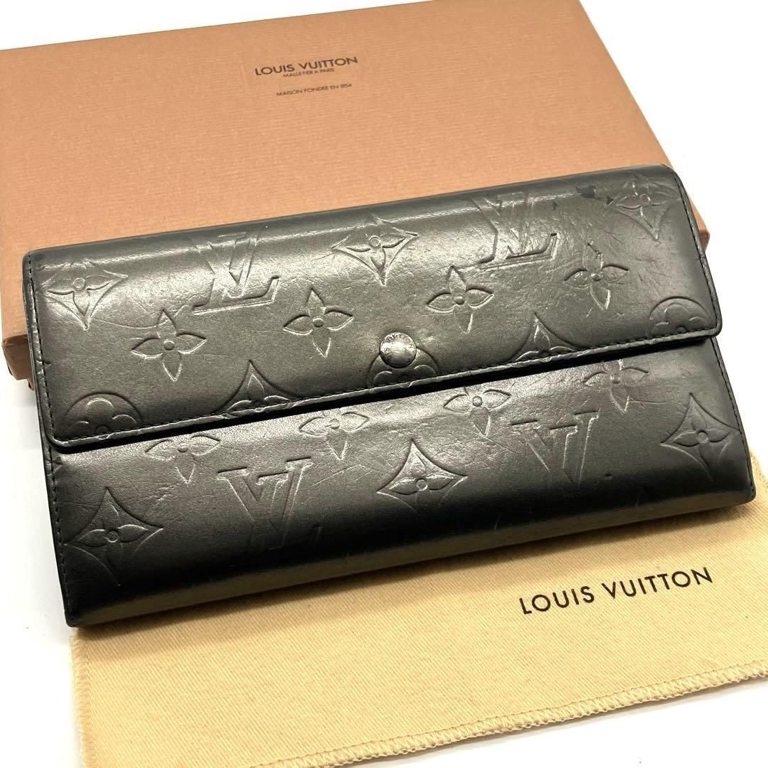 LOUIS VUITTON モノグラム マット ポルトフォイユサラ　ルイヴィトン