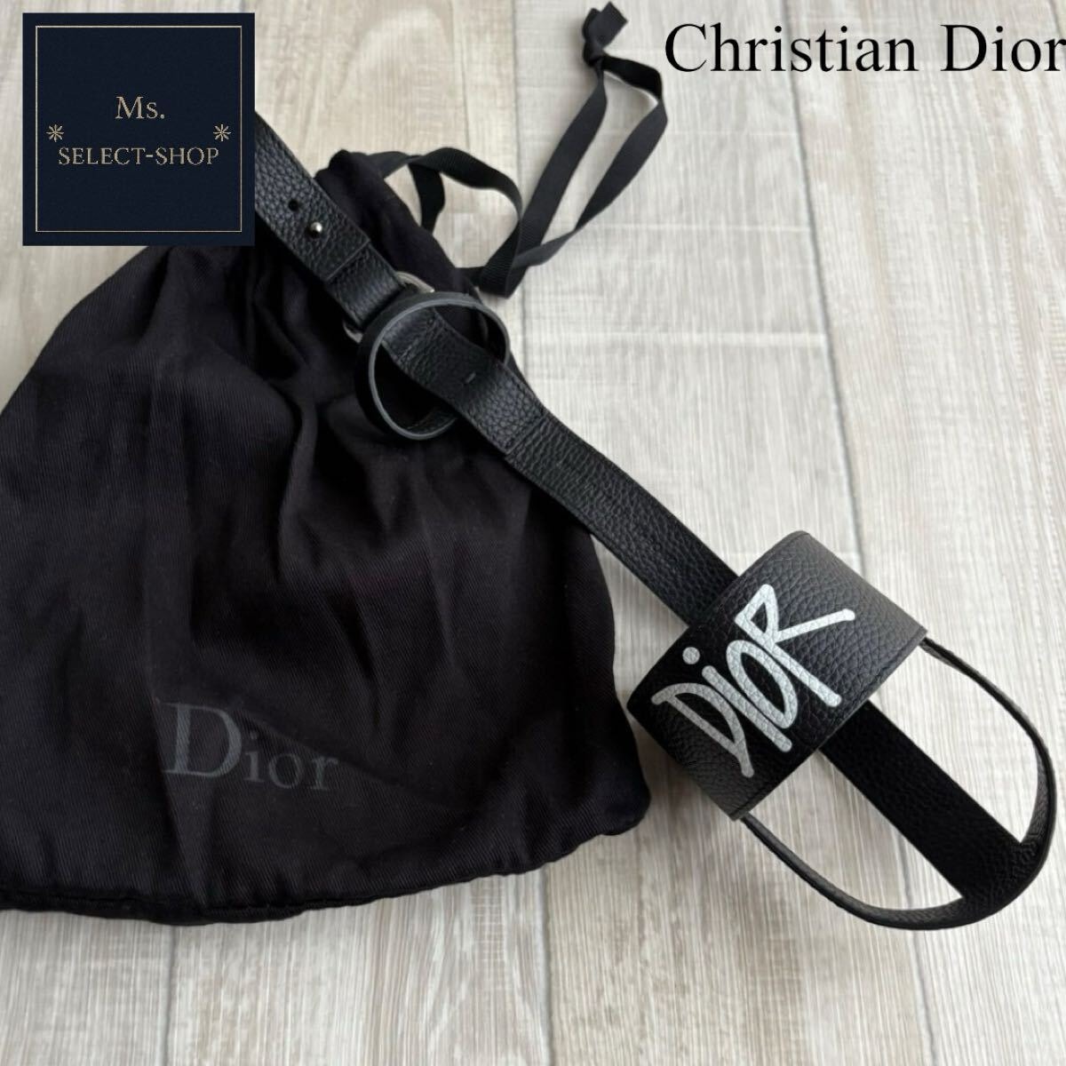Dior クリスチャンディオール sakaiコラボ ボトルホルダーブラック系 ディオール Dior サカイ sacai 21AW Bottle&Bottle Holder