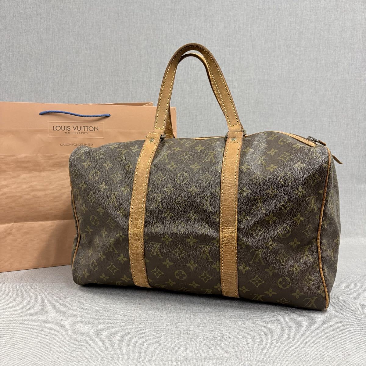 LOUIS VUITTON ルイヴィトン モノグラム サックスープル45 M41624 ボストンバッグ
