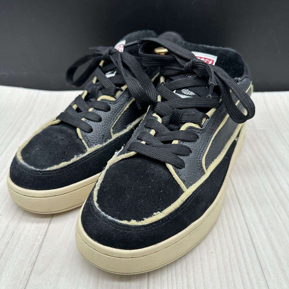 【美品】 DIESEL ディーゼル S-SINNA LOW スニーカー ブラック