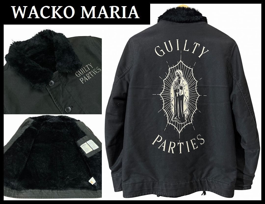 ワコマリア The Guilty Parties ジャケット 黒 ワコマリア THE GUILTY PARTIES ブラックジャケット XL GUILTY