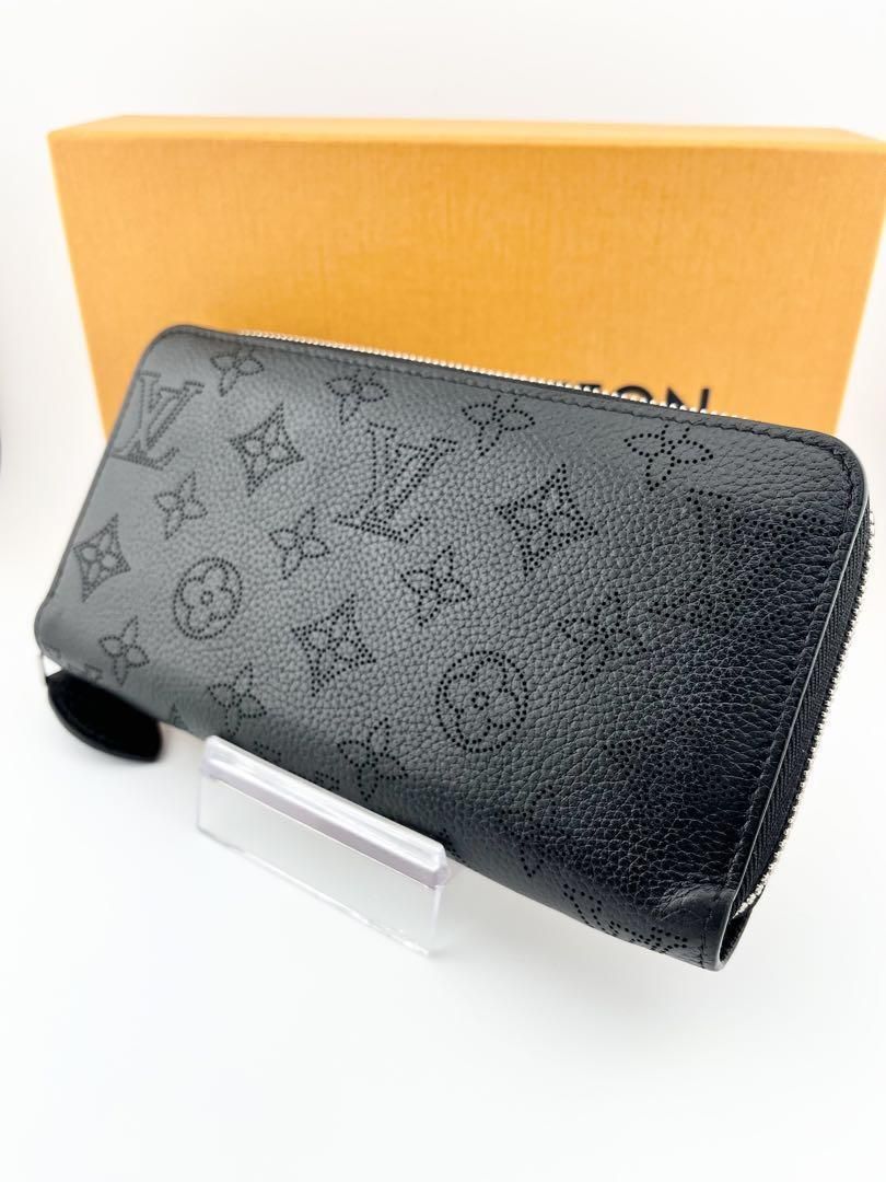 極美品 ルイヴィトン M61867 ICチップ マヒナ ジッピー 長財布