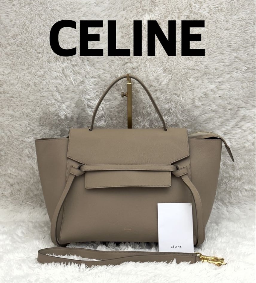 B (目立った傷や汚れなし)】☆極上美品☆CELINE セリーヌ ミニ B (目立った傷や汚れなし)】☆極上美品☆CELINE セリーヌ ミニ