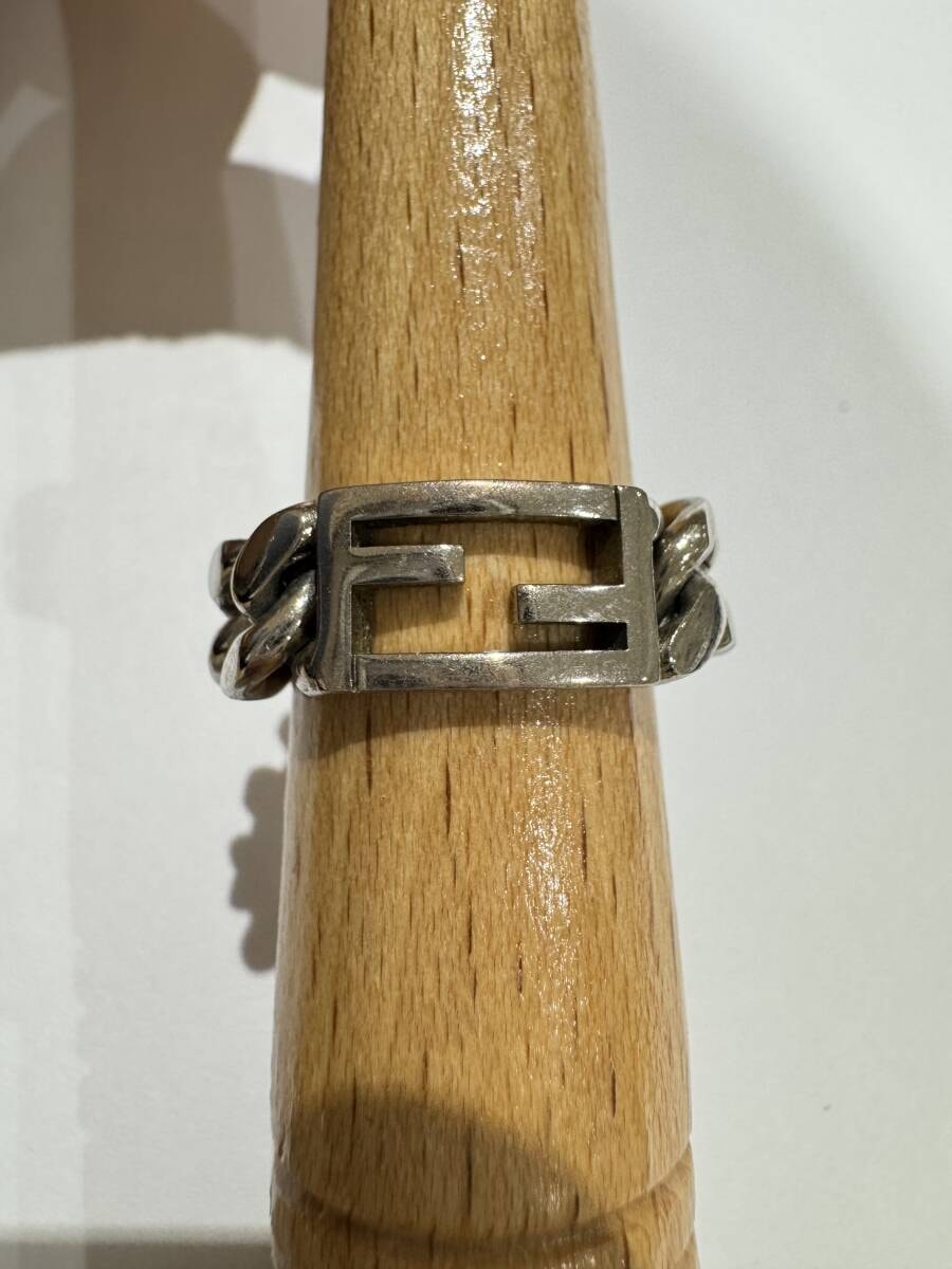 C (やや傷や汚れあり)】【希少】FENDI フェンディ FFロゴ ズッカ柄