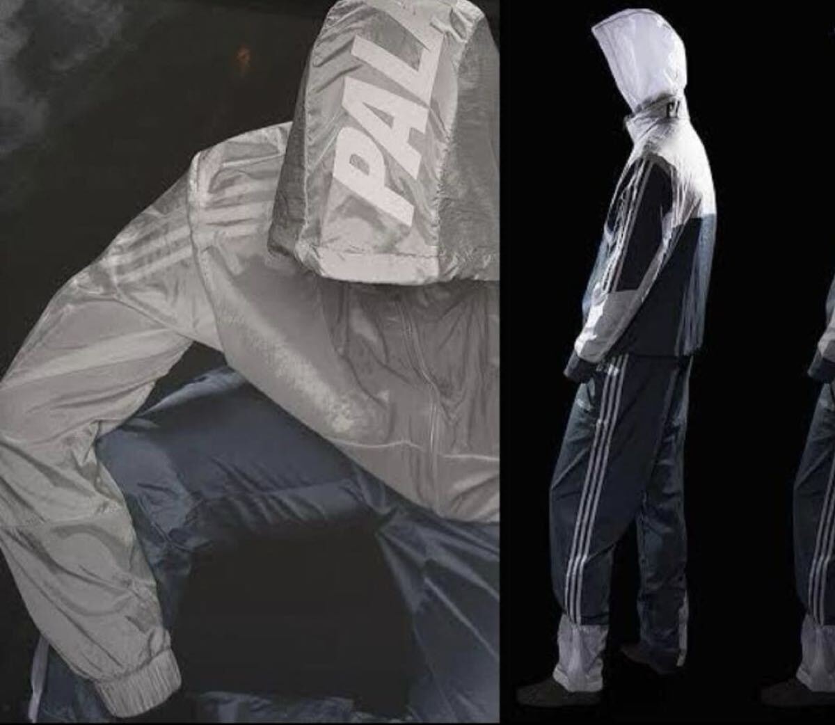 PALACE × adidas PACKABLE ジップパーカー フーディ ビッグサイズ パレス×アディダス 