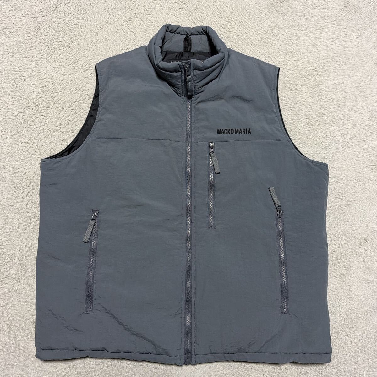 WACKO MARIA NYLON PADDING VEST ダウンベスト S 【公式通販】