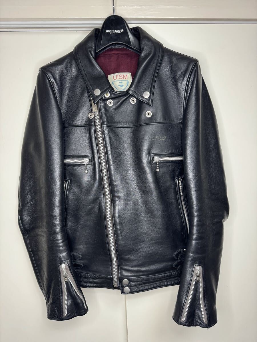 UNDERCOVER x MINEDENIM Leather Sleeve Denim Jacket 