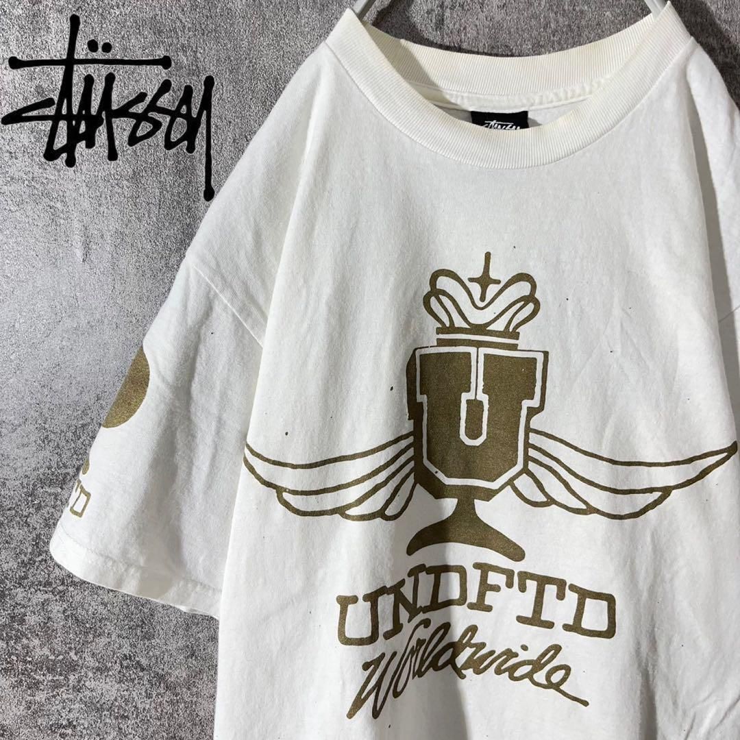 [大人気]　ステューシー　Tシャツ　ビックプリント◎　ストックロゴ　スペード