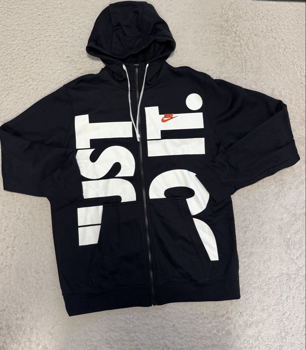 NIKE XL JDI メンズフルジップフーディ デカロゴ ビッグ パーカー