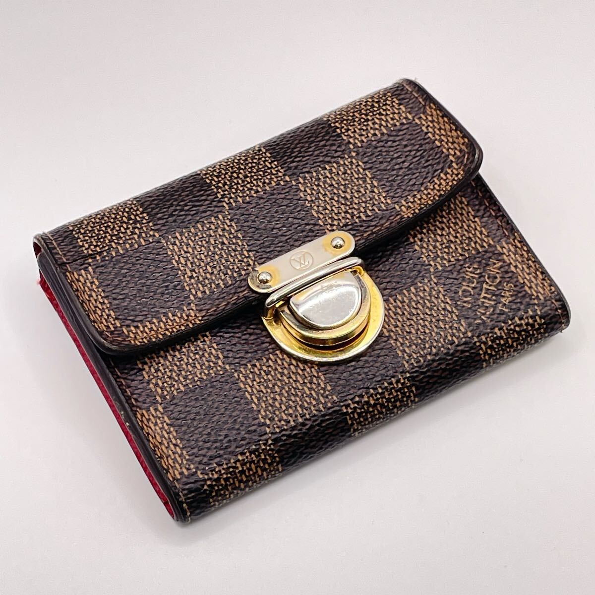 楽天市場】LOUIS VUITTON ルイ ヴィトン ダミエ ポルトモネ