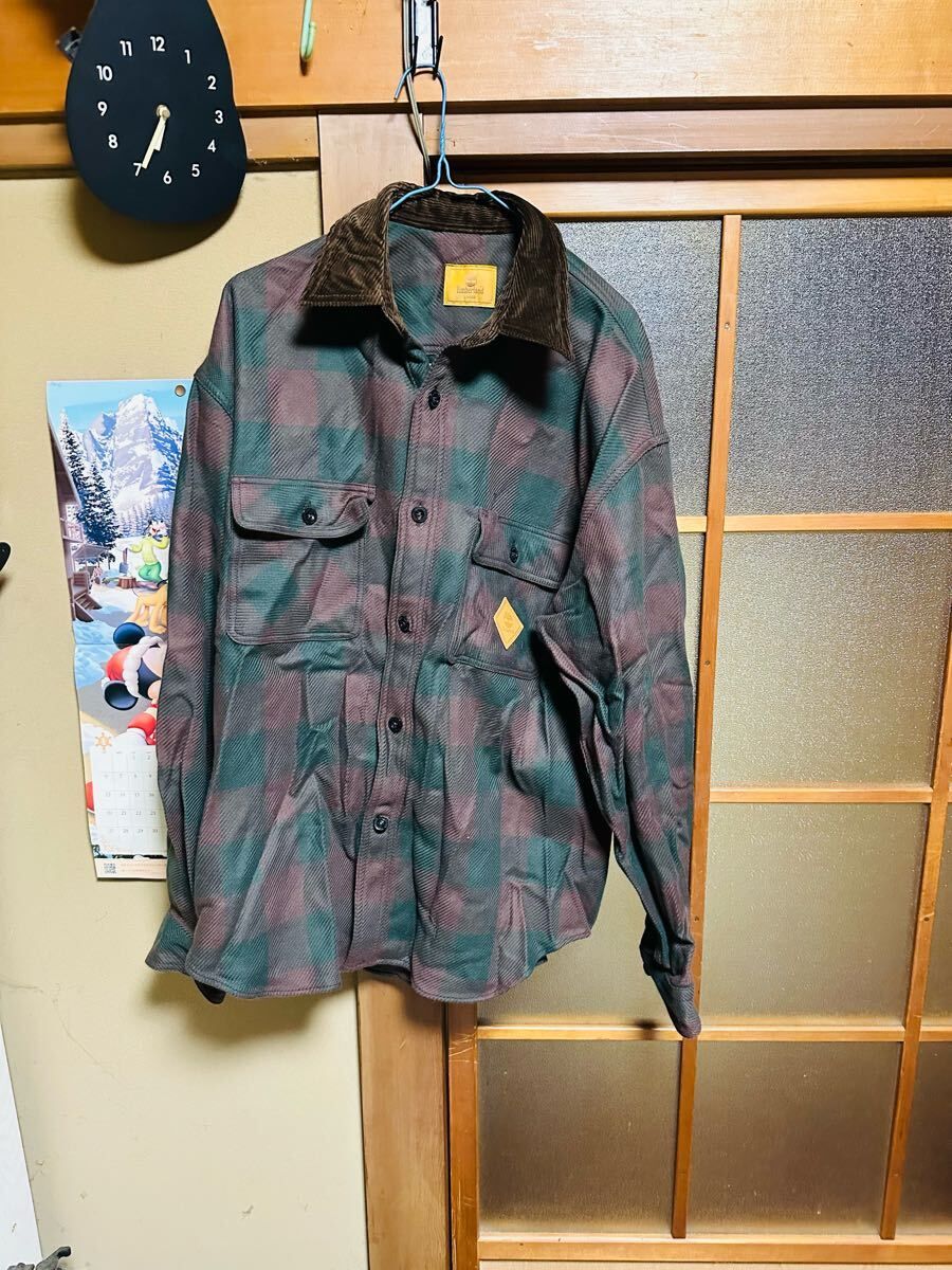 新品　Timberland ティンバーランド　チェックネルシャツ　XL