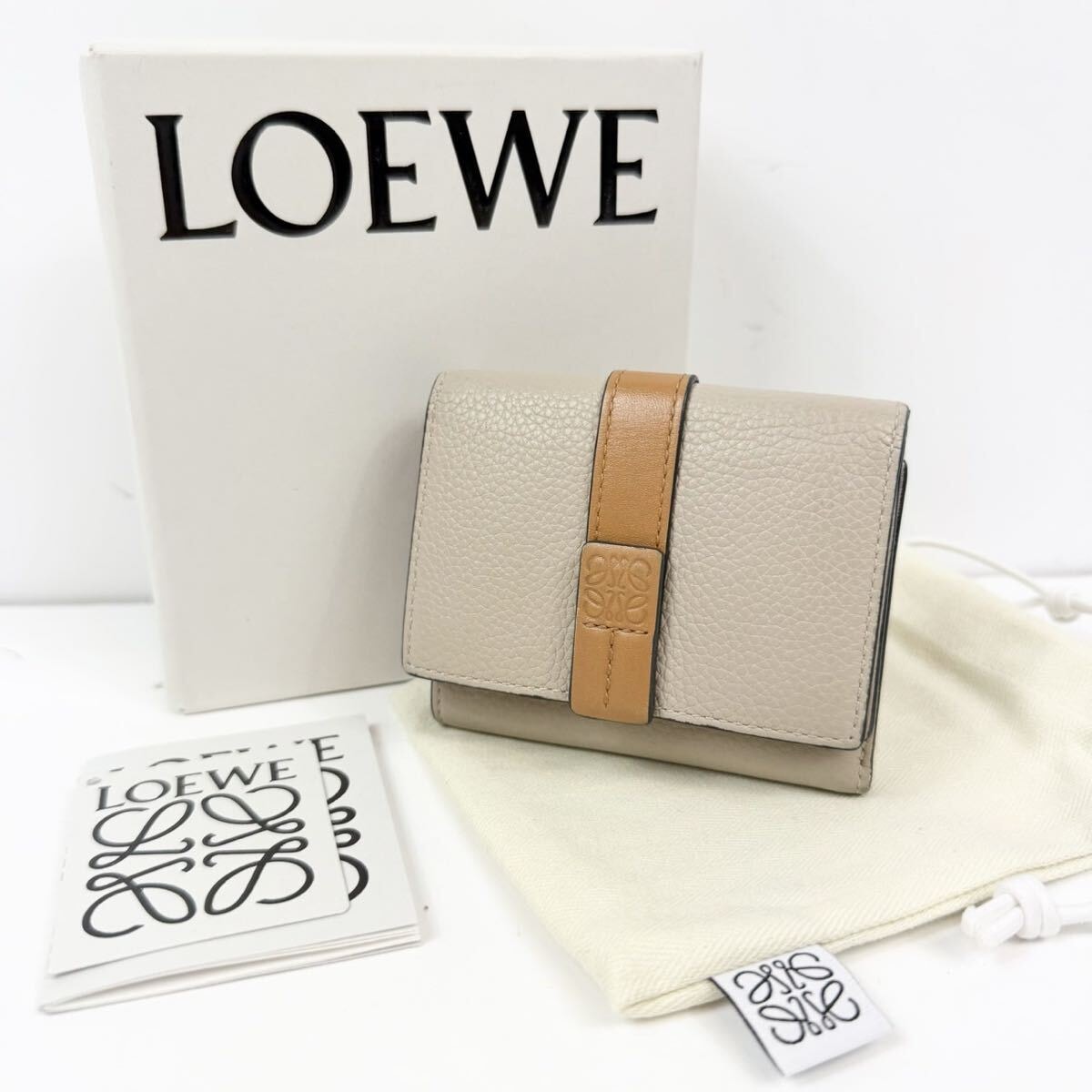 LOEWE ロエベ トライフォールド ミニウォレット 三つ折り 財布