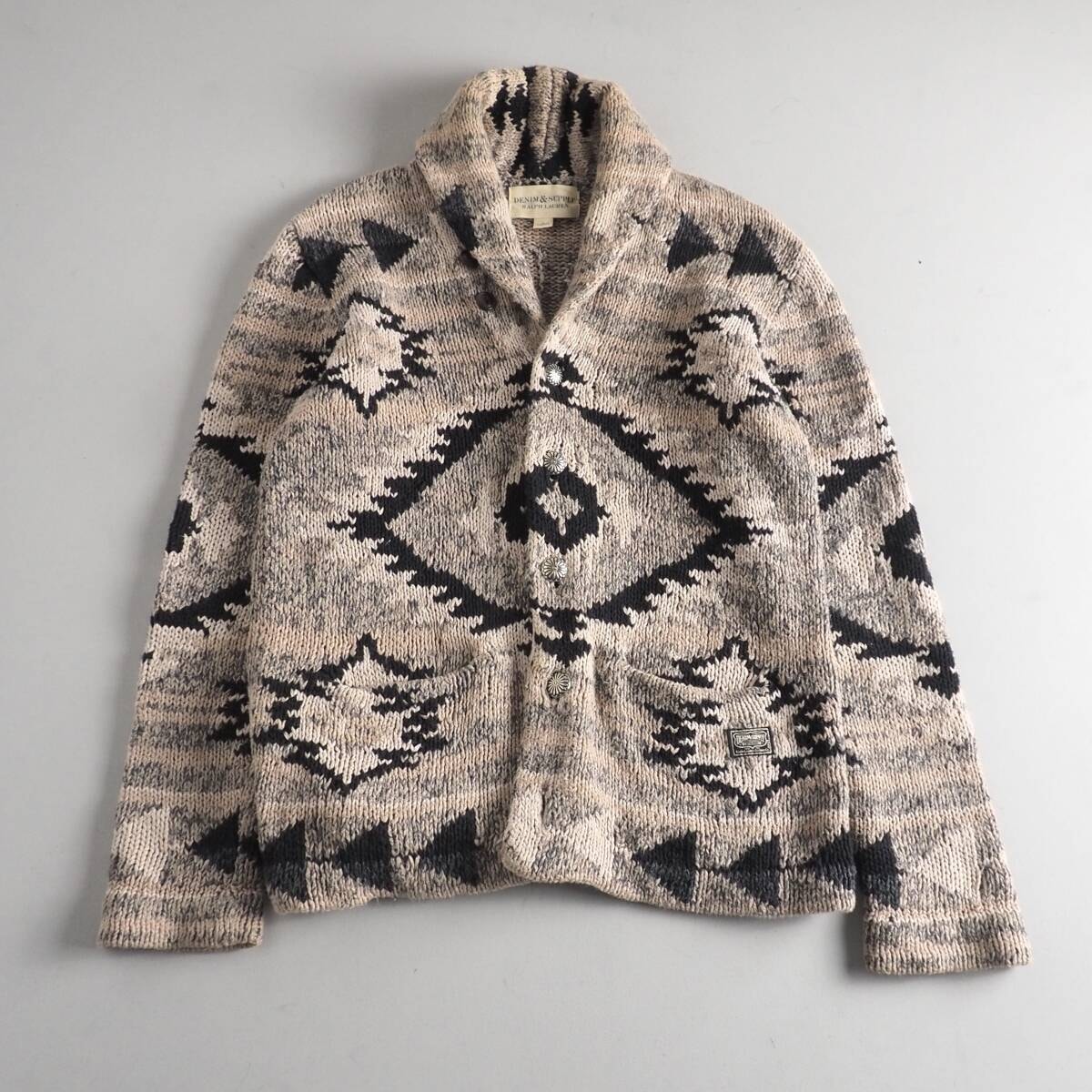 ラルフローレン Ralph Lauren カーディガン ショールカラー 厚手 