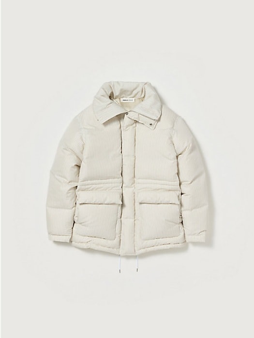 24aw AURALEE STRIPE DOWN JACKET