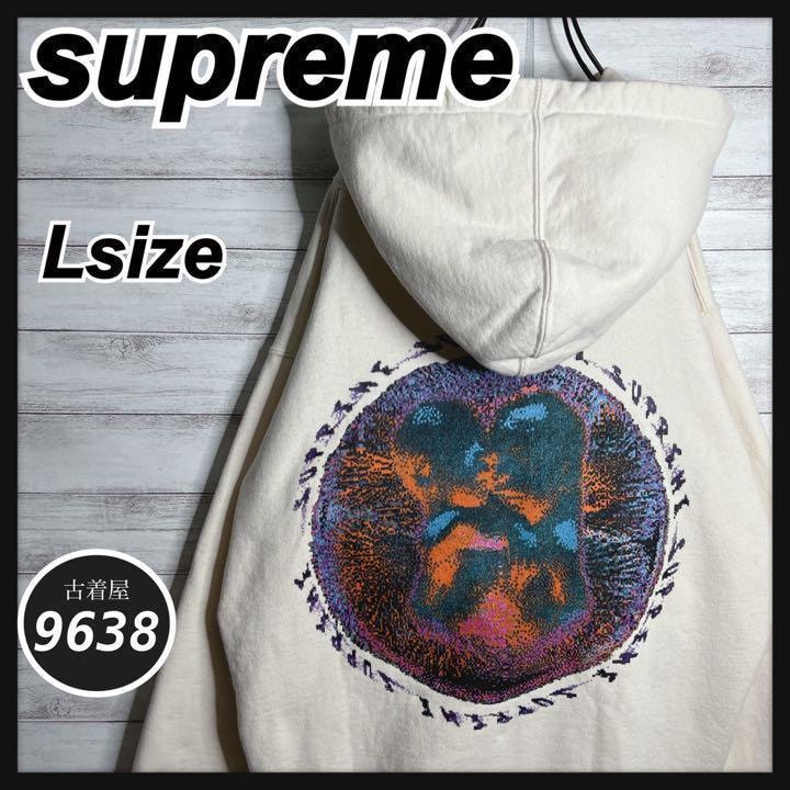 【入手困難!!】シュプリーム カナダ製 プリント トレーナー 肉厚 裏起毛 ゆるだぼ 重ね着 希少 supreme パーカー スウェット Canada製