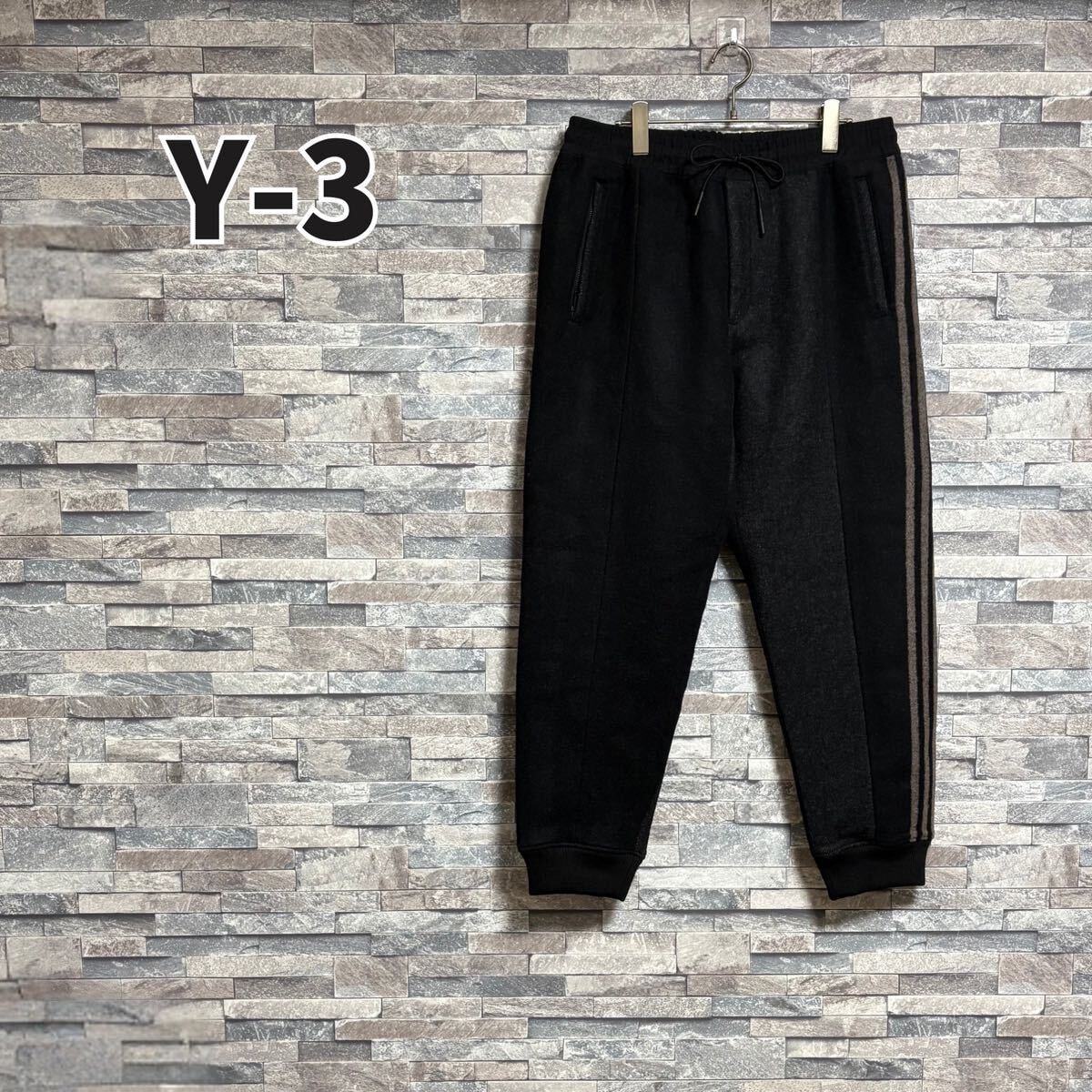 Y-3 22AW 3-STRIPES TRACK PANTS BLK/M