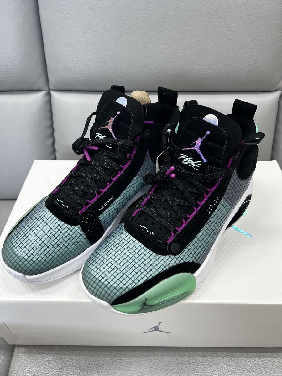 【希少品・新品未使用】AIRJORDAN ⅩⅩⅩV PF 27cm NIKE】AIR JORDAN XXXIV LOW EP PF BLACK (Nike/スニーカー