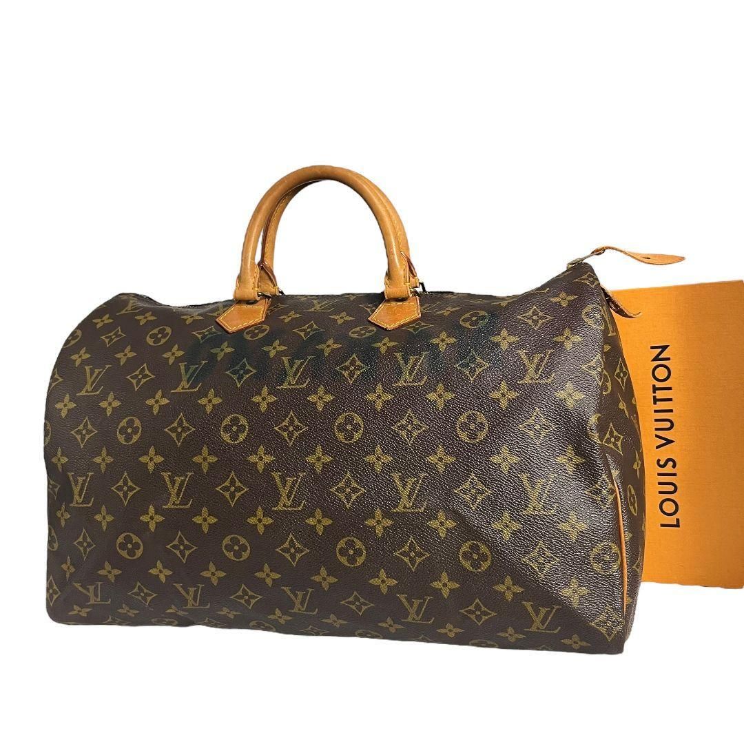 【正規品】ルイヴィトン LOUIS VUITTON モノグラム スピーディ40 ハンドバッグ ボストンバッグ ブラウン 茶