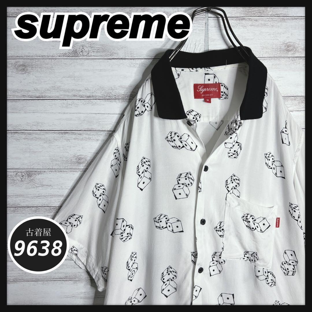 【キムタク着用モデル!!】シュプリーム ダイス柄 半袖シャツ レーヨン
