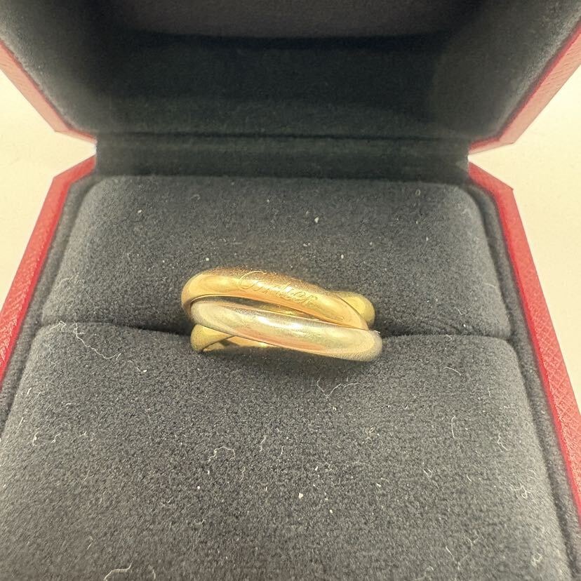 Cartier カルティエ トリニティリング Au750 10.6g 54