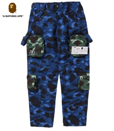A BATHING APE x adidas Camo Jacquard Pants 