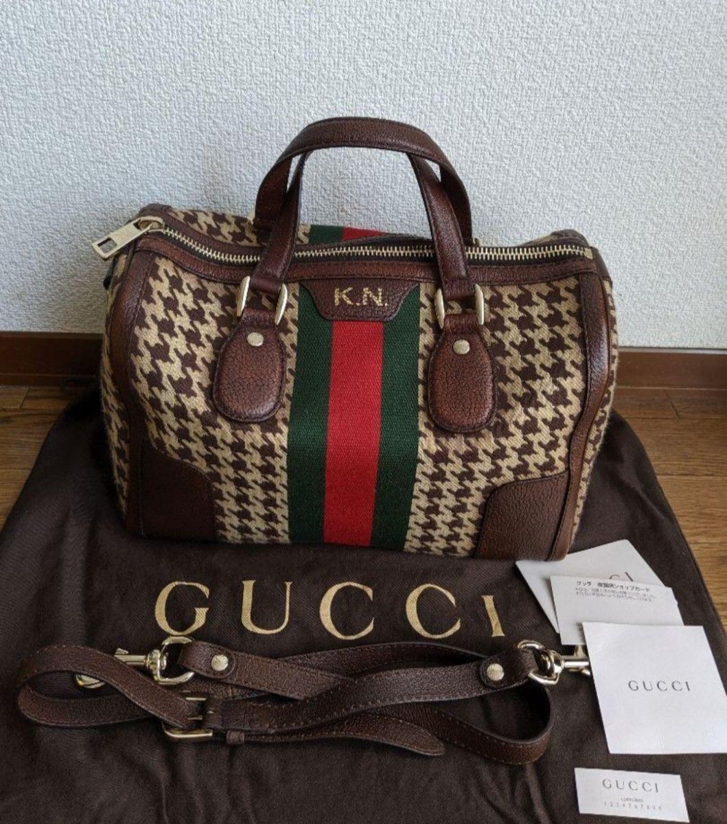 あんしん鑑定付き　グッチ　２wey バッグ あんしん鑑定付きグッチ2wey バッグ
