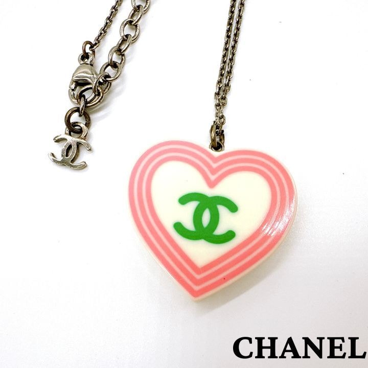 CHANEL シャネル ココマーク ハート ヴィンテージ ネックレス