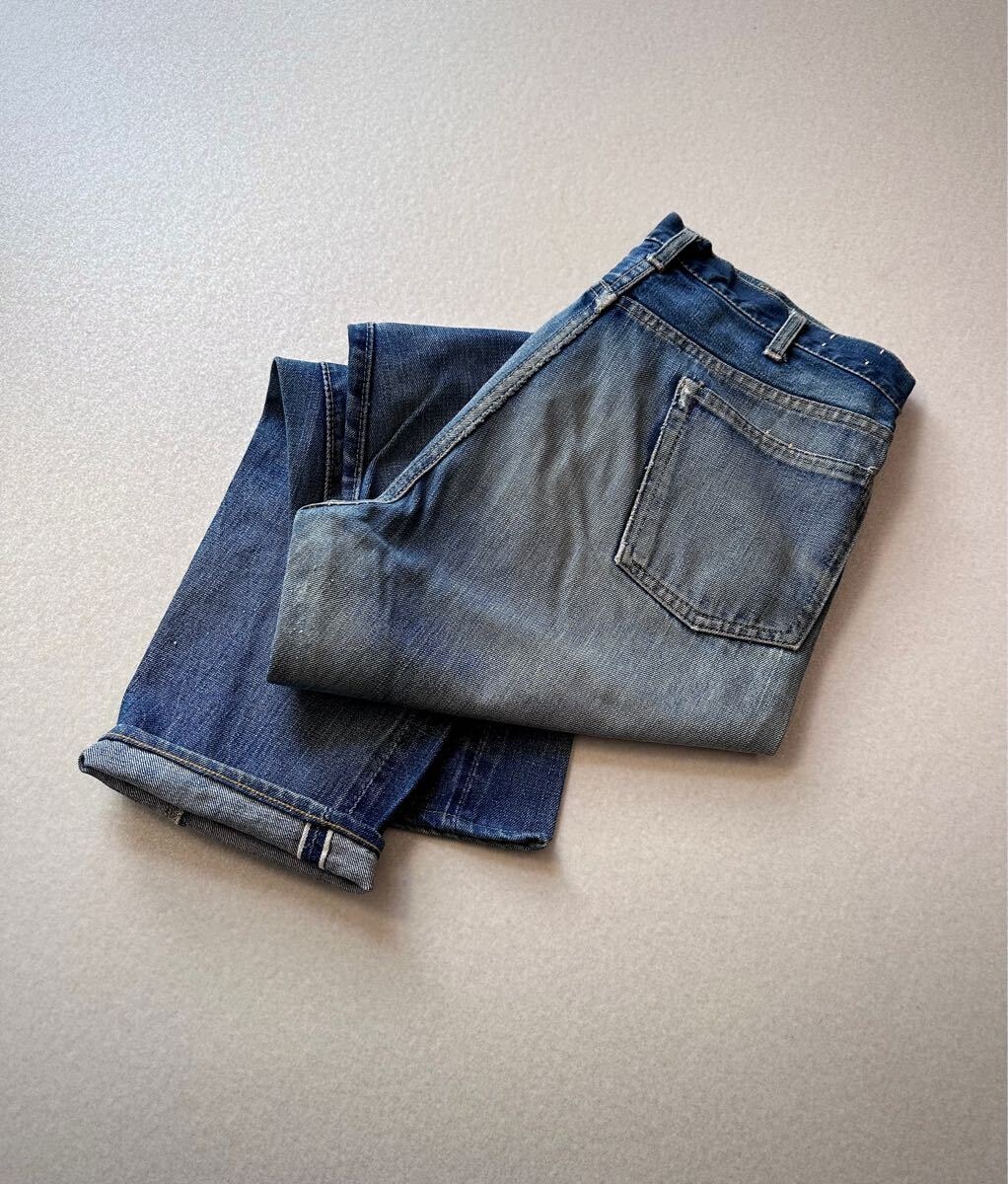 60s LEVI’S 351N BLACK-TAB INDIGO DENIM VINTAGE リーバイス 351-N 黒タブ スーパースリム インディゴデニム ビンテージ 501XX 551ZXX 