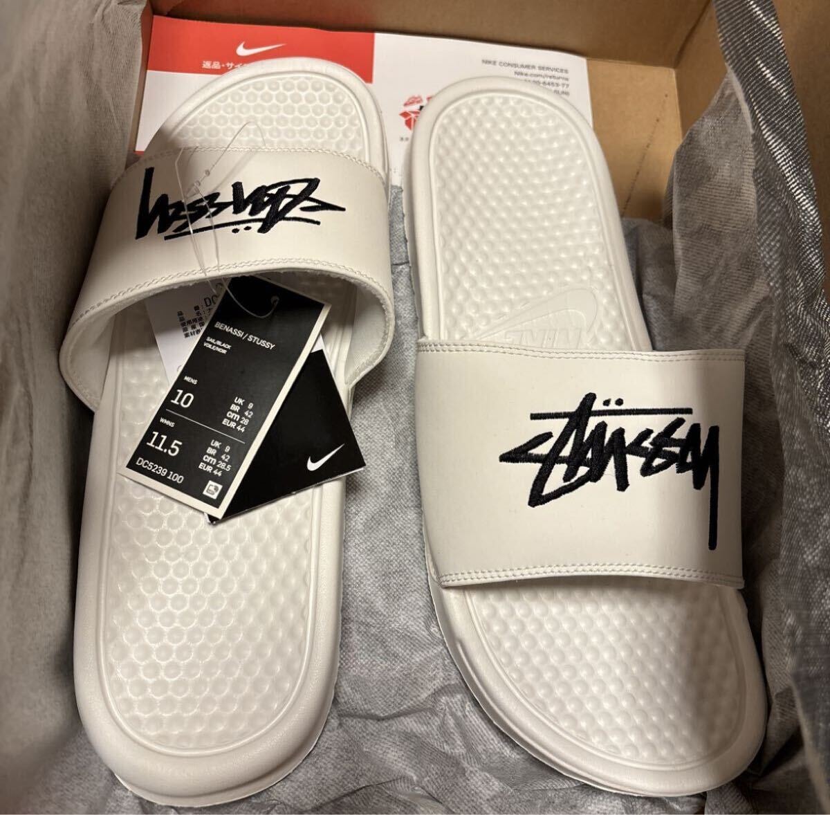 新品・未使用(ワケあり)】Stussy × Nike Benassi Slide Sandal