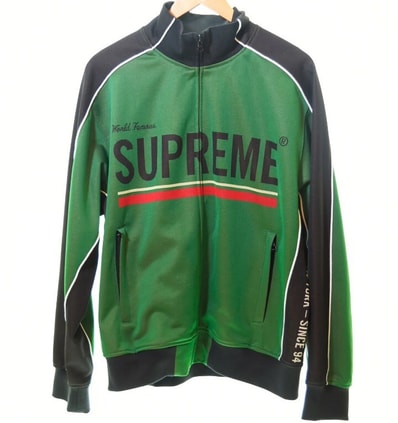 Supreme Old English Track Jacket Supreme Old English Track Jacket