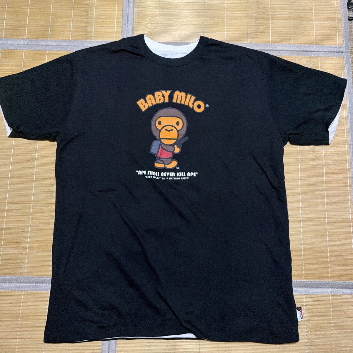 A (未使用に近い)】a bathing ape BAPE 名探偵コナン tシャツ CONAN