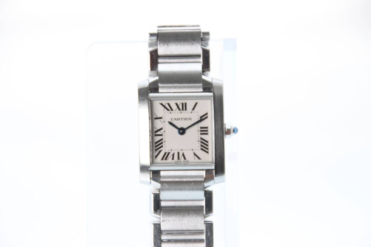 【Cartier】　カルティエ 　タンクフランセーズSM 　W51008Q3　SS　クォーツ　レディース　【中古】　T0081
