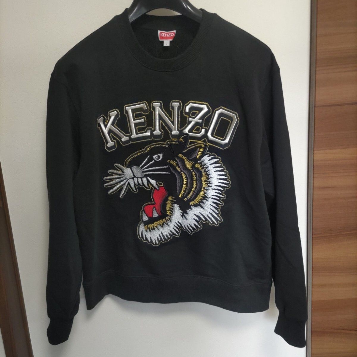 KENZO　ケンゾー　 タイガー刺繍　スウェット トレーナー L