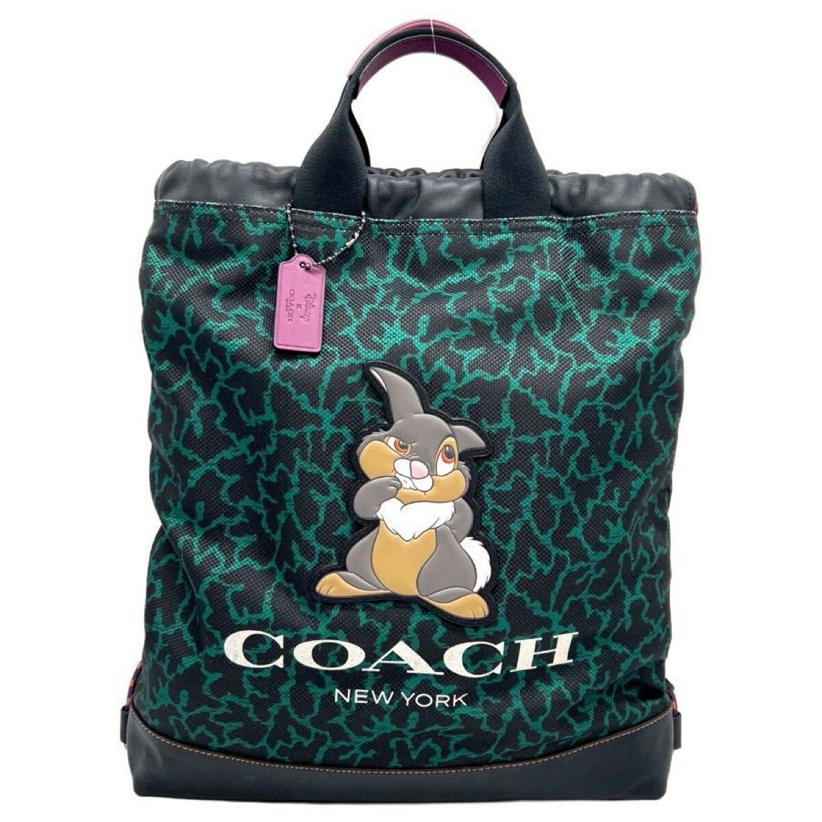 DISNEY COACH ディズニー コーチ コラボ バックパック とんすけ 