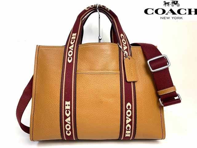 A (未使用に近い)】COACH コーチ エリス サッチェル ハンドバッグ