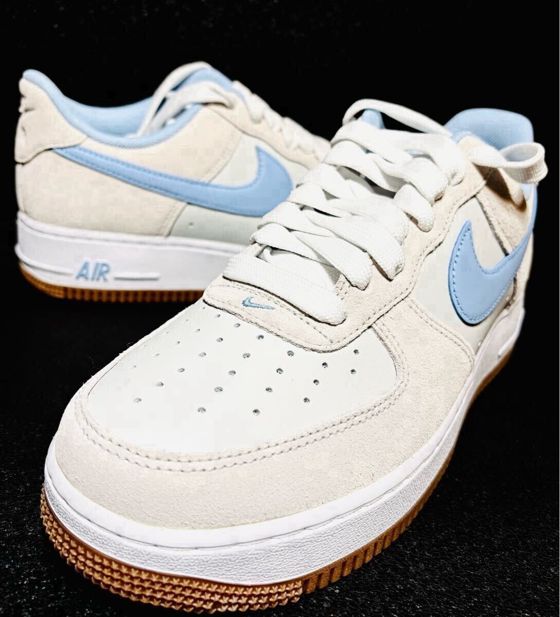 ☆送料込■新品28.0cm■ナイキ エア フォース 1 07 LV8 フォトンダスト/ホワイト/サイキックブルー/ガム【定価.18150円】