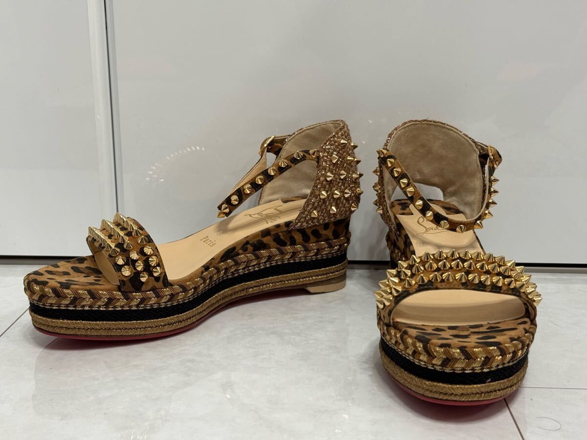 超美品◆２４ＣＭ・３７サイズ◆クリスチャンルブタン◆MADMONICAマドモニカ【サンダル・スニーカー・ミュール・Christian Louboutin】
