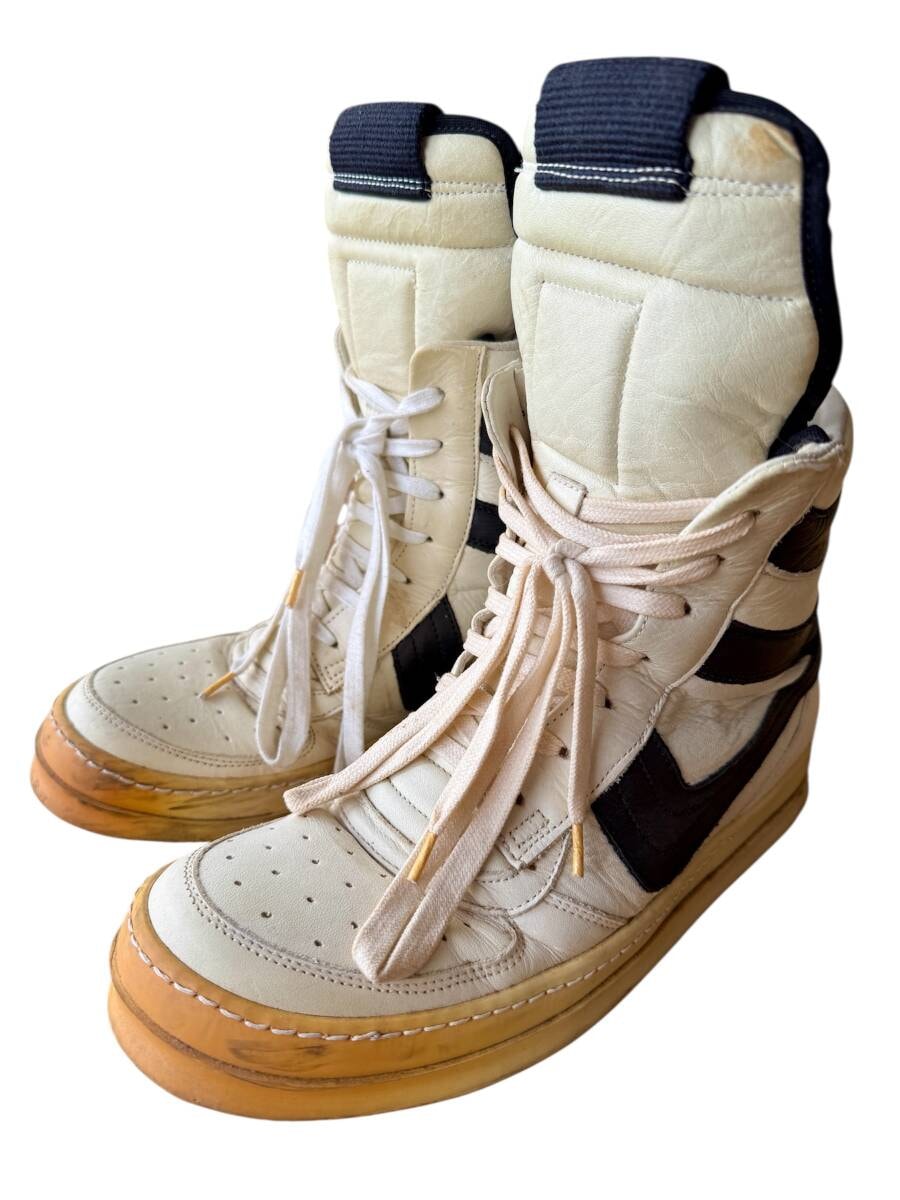 Rick Owens (リックオウエンス) 初期 GEO DUNK BASKET SNEAKER ジオバスケット ダンク ハイカットスニーカーシューズ ホワイト
