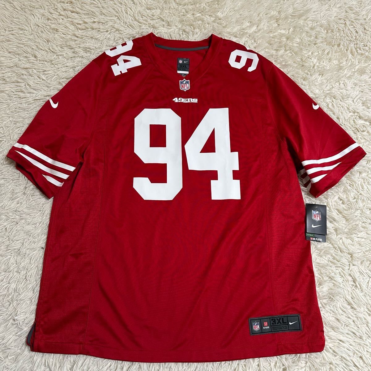 新品 【NIKE】ナイキ NFL 3XL シャツ アメフト ゲームシャツ 新品・未使用(ワケあり)】新品 【NIKE】ナイキ NFL 3XL シャツ