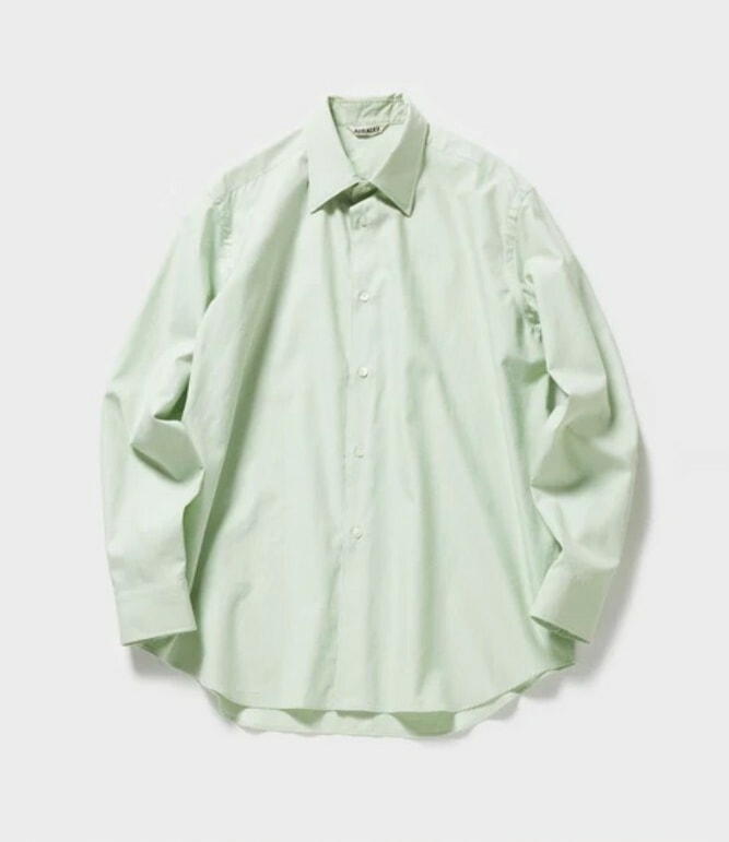 AURALEE Washed Finx Twill Big Shirt 