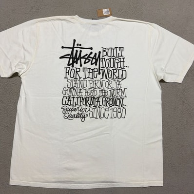 Stussy Born x Raised Handstyles Tee Stussy Born x Raised Handstyles Tee