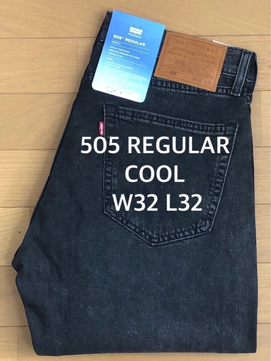 Levi's 505 REGULAR PERFORMANCE COOL NEVER TOO W32 L32