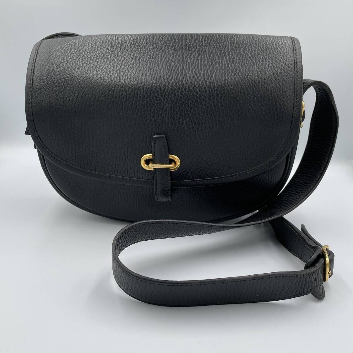 【HERMES】バルドゴルフ★アルデンヌ ブラック ゴールド金具