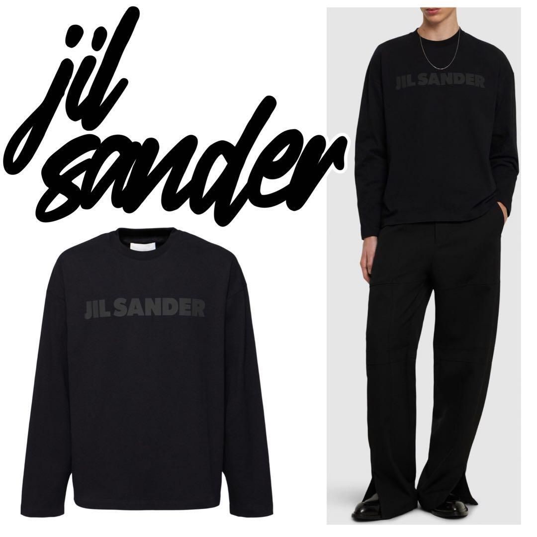 【定価8.3万】JILSANDER Tシャツ ロゴ ボックス ブラック XXL