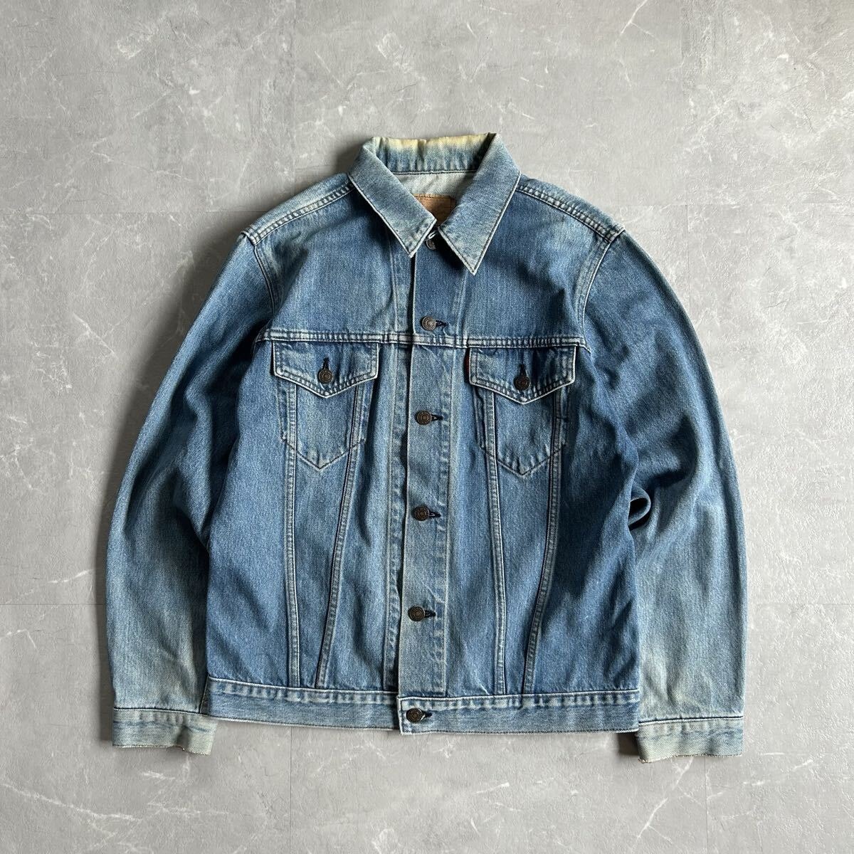 やや傷や汚れあり】90s Levi's 70505-0217 デニムジャケット サイズ40