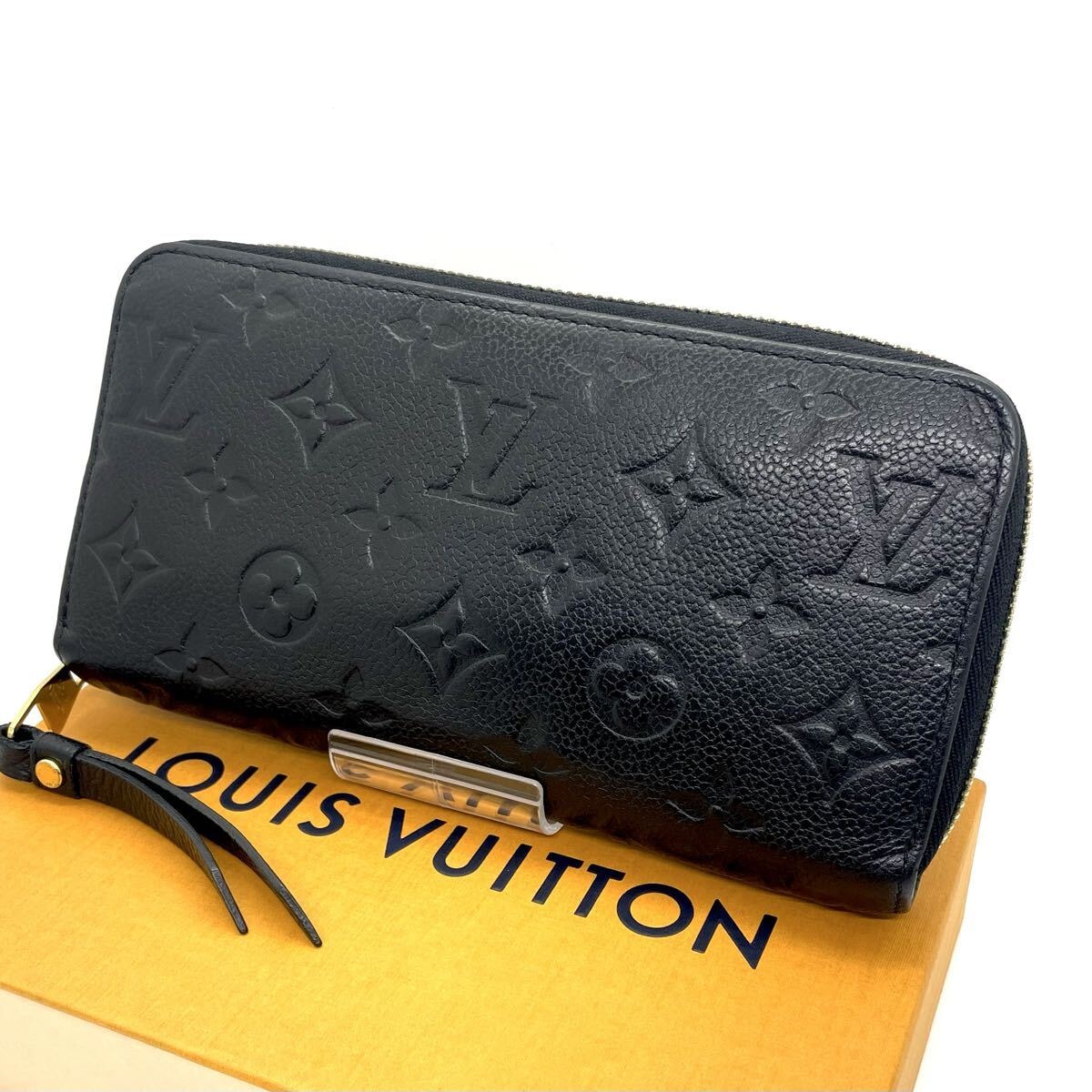ルイヴィトン モノグラム アンプラント ノワール ジッピーウォレット 長財布
