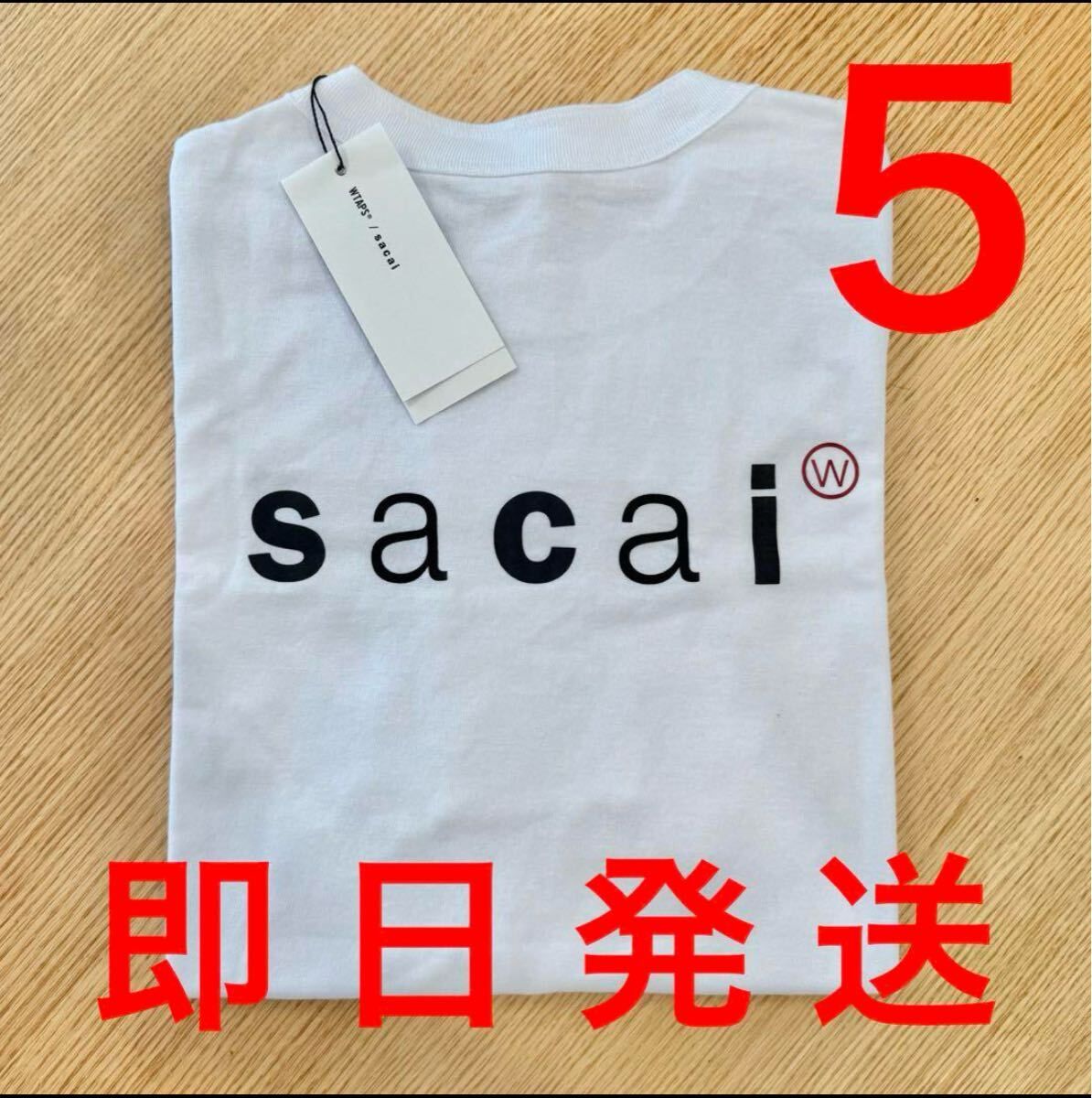 sacai × WTAPS Print T-Shirt XXL white 5 【公式通販】