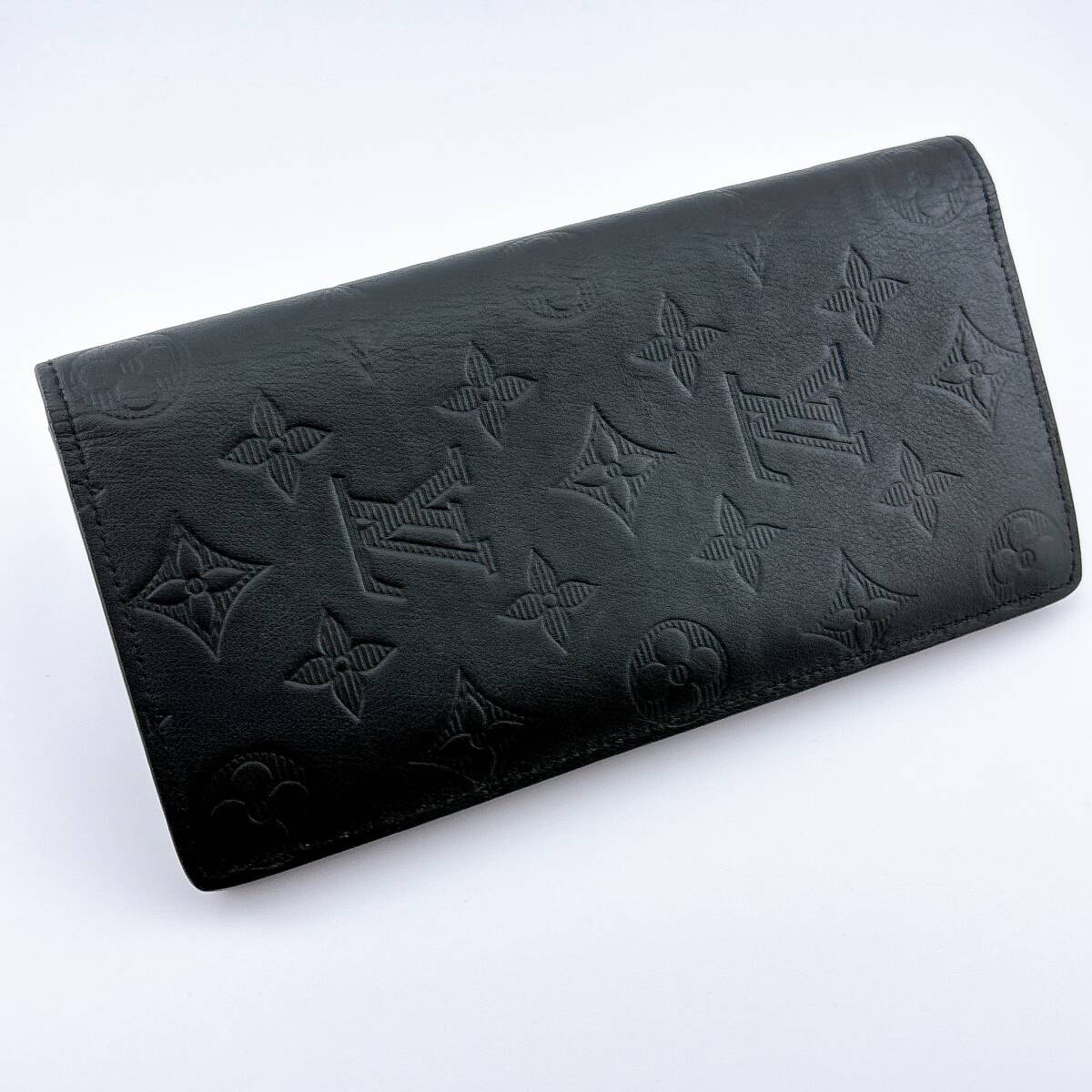 ルイヴィトン ポルトフォイユ ブラザ モノグラムシャドウ 長財布 ブラック